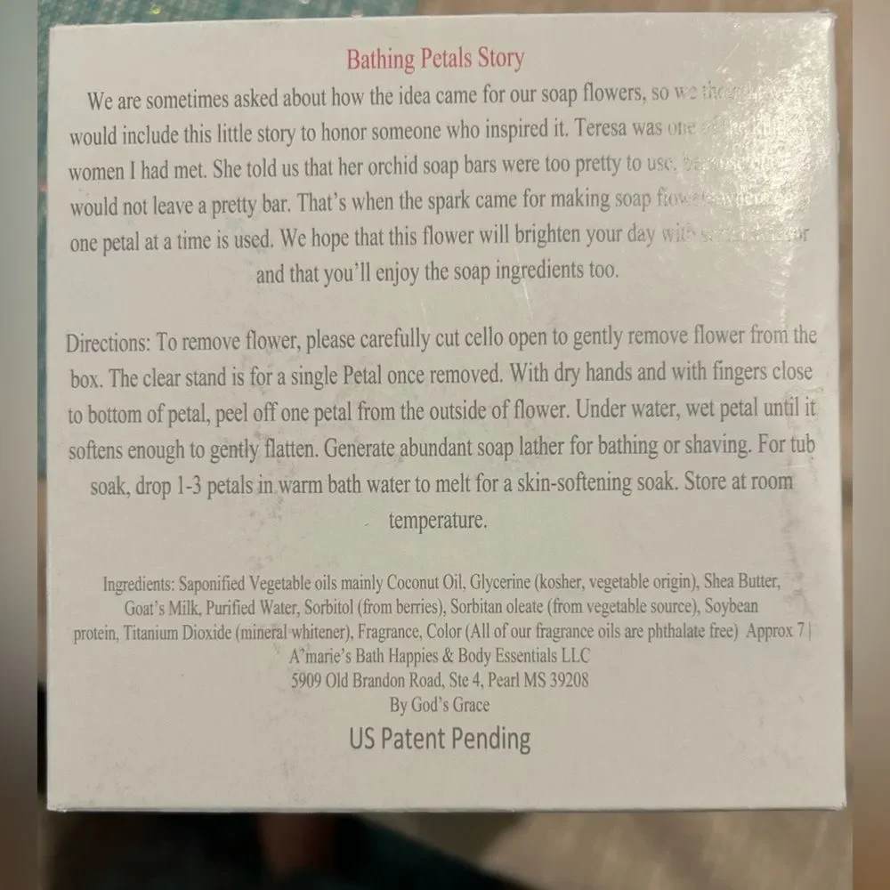 Flower Petal Soap